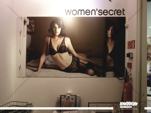 decoracion interior con impresiones digitales montadas en soporte rigido para Woman Secret