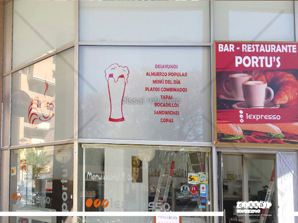 aplicacion de grafica para bar restaurante Cafe Durban
